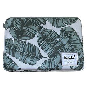 Herschel Supply Company anchor sleeve Leaf Print Laptop Bag 14x10
